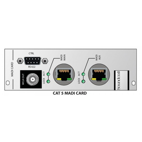 Soundcraft CSB Optical MADI HD card Multi mode DSP аудио платы